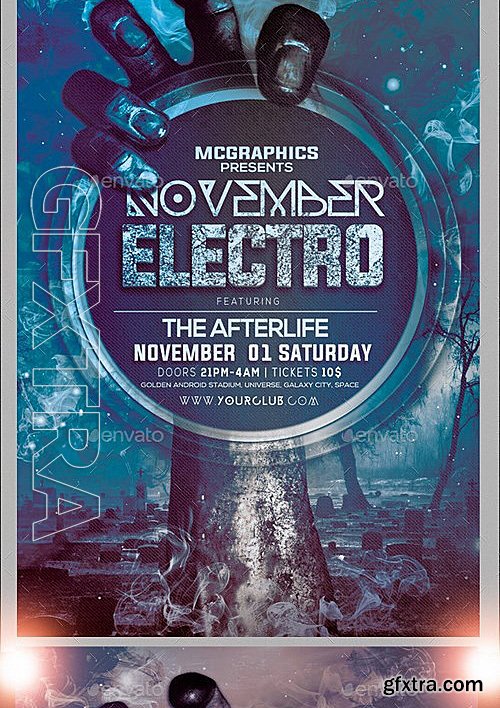 GraphicRiver - November Electro Flyer Template 8867617