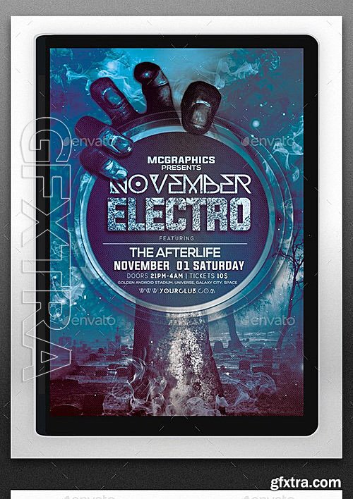 GraphicRiver - November Electro Flyer Template 8867617