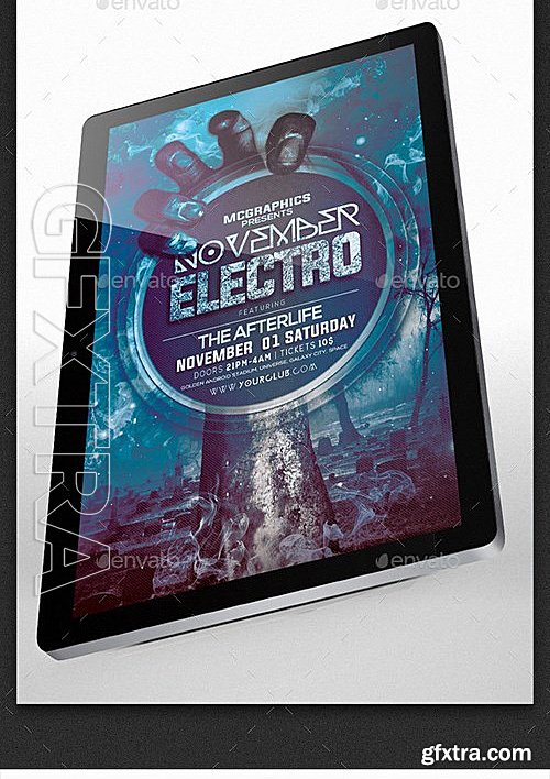 GraphicRiver - November Electro Flyer Template 8867617