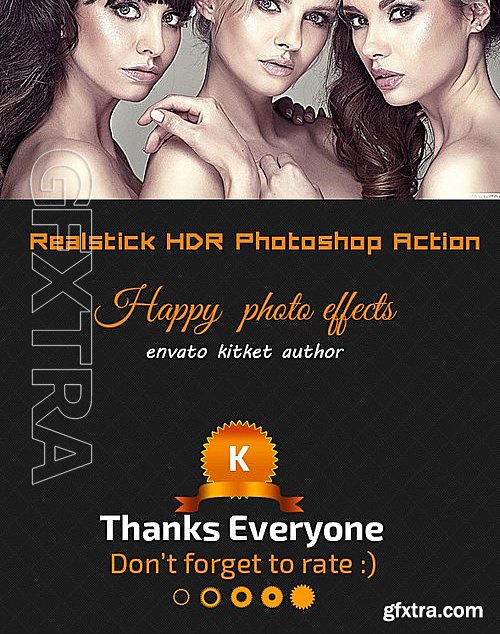 GraphicRiver - Realstick HDR Photoshop Action 10742115