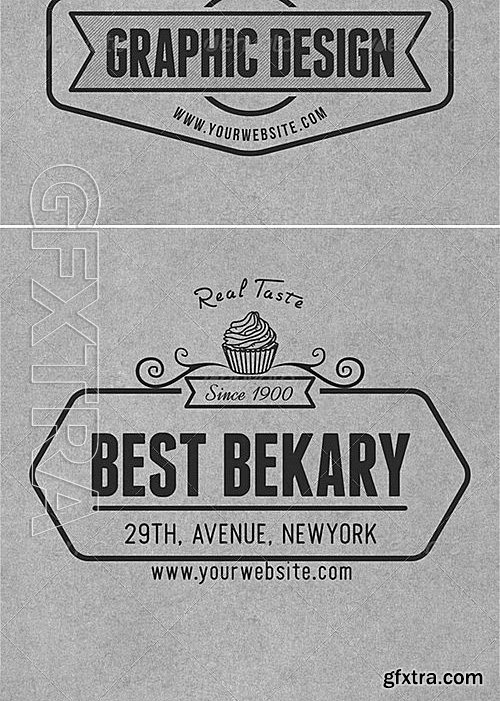 GraphicRiver - Retro Badges Col8 4855877