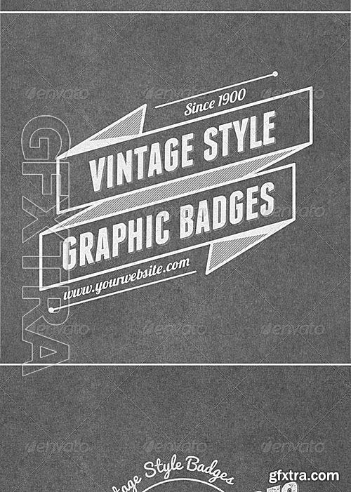 GraphicRiver - Retro Badges Col8 4855877