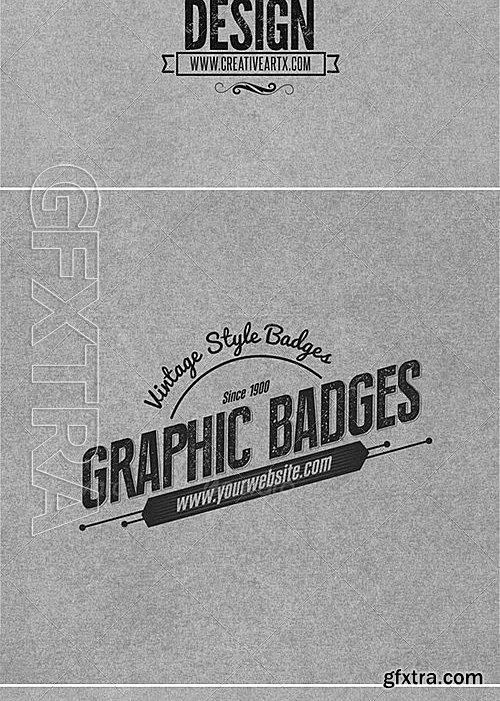 GraphicRiver - Retro Badges Col8 4855877