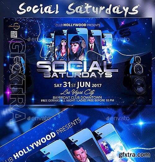 GraphicRiver - Social Saturdays Flyer 10435830