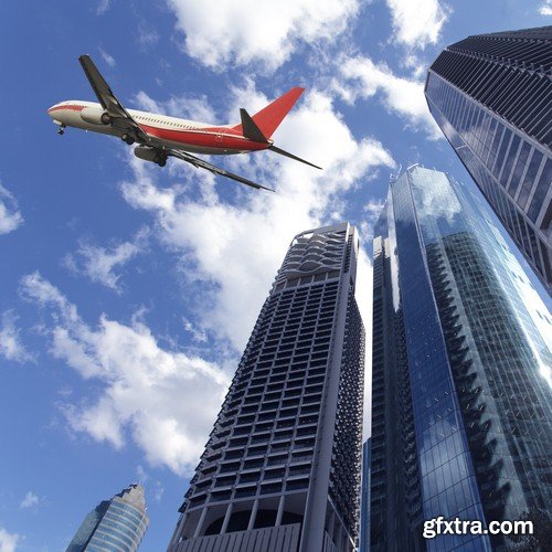 Aircraft and skyscrapers