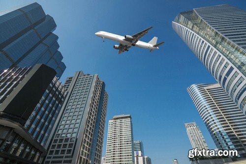 Aircraft and skyscrapers