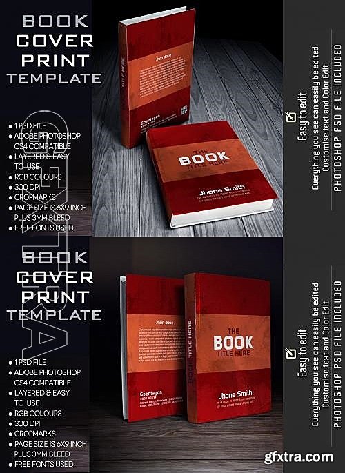 CM - Book Cover Template 609196