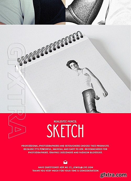 GraphicRiver - Realistic Pencil Sketch - Action 15485036