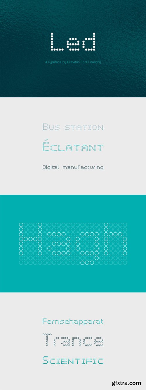 CM - Led Font Family 614179