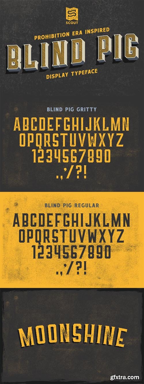 CM - Blind Pig Display Font 622452