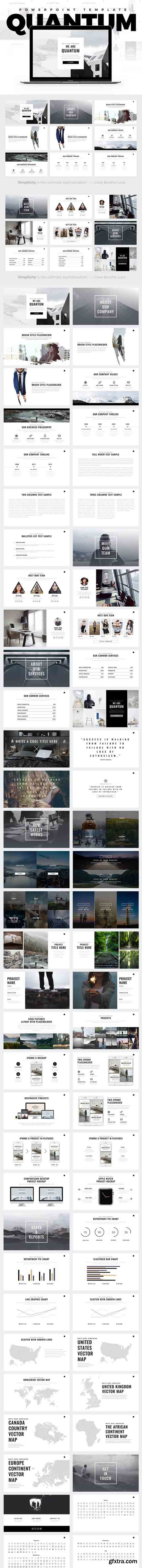 CM - Quantum Minimal PowerPoint Template 617653