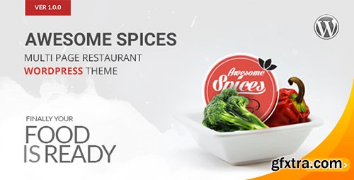 ThemeForest - Awesome Spice v1.0.0 - Restaurant / Cafe WordPress Theme - 14201548