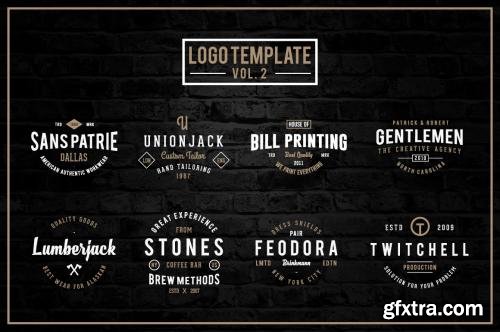 CreativeMarket Handmade Logo Template (Vol. 2) 607972