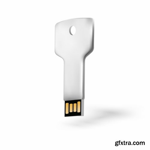 Collection of flash drive technology 25 EPS