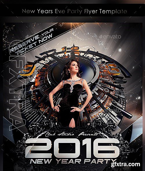 GraphicRiver - New Years Eve Party Flyer Template 13359167