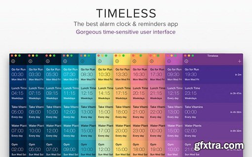 Timeless - Alarm Clock & Reminders 1.5  (Mac OS X)