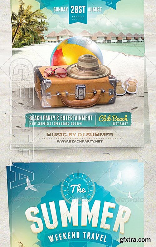 GraphicRiver - Summer Holiday Travel Flyer Template 8269462