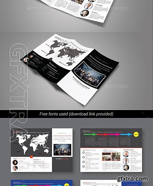 GraphicRiver - Trifold Company Profile 10943223