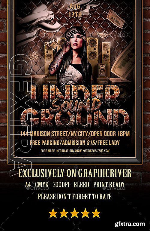 GraphicRiver - Urban Sound Flyer Template 8408638