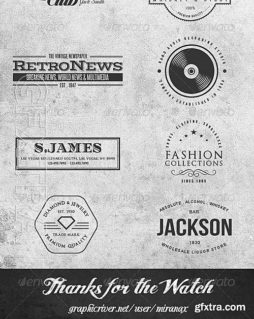 GraphicRiver - Vintage Logo Labels Vol 2 5171839