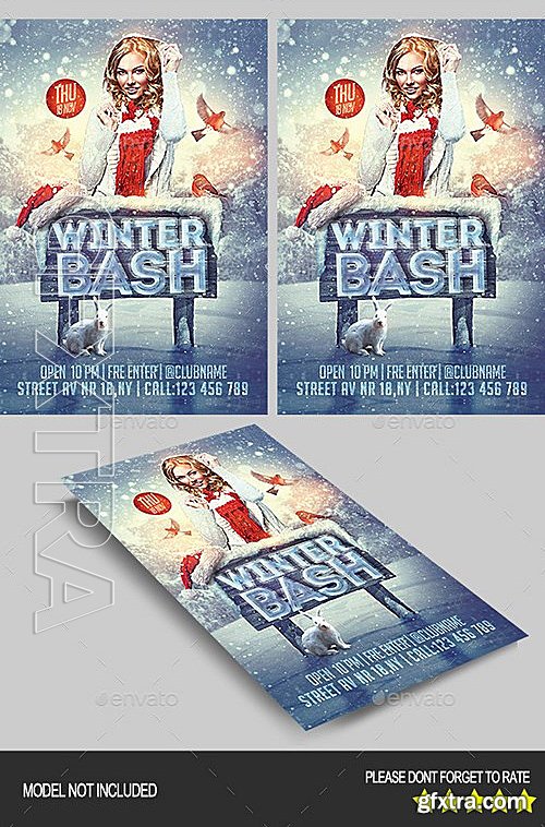 GraphicRiver - Winter Bash Party Flyer 9255685