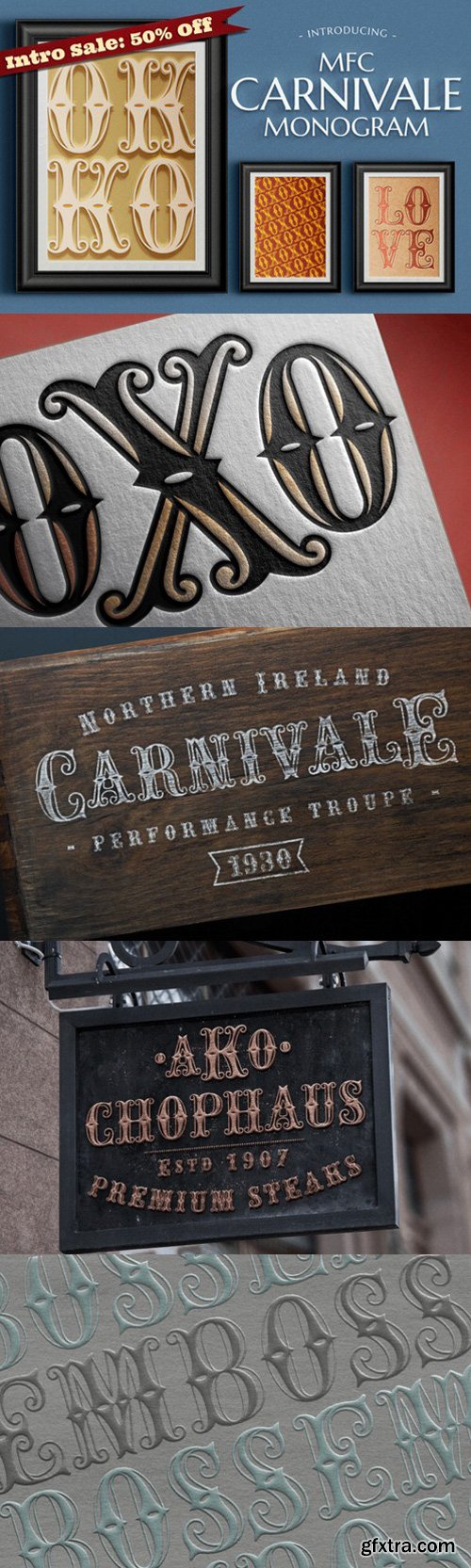 CM - MFC Carnivale Monogram 605073