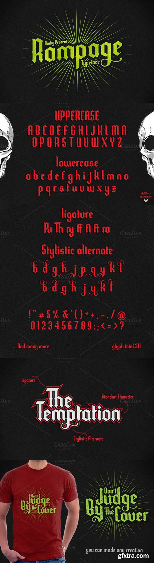 CM - Rampage Font 613708