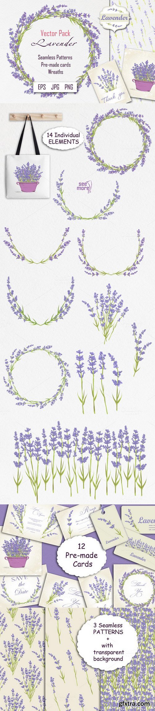 CM - Lavender. Spring Flowers collection 620047