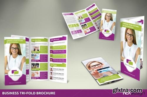 CreativeMarket 10 Tri fold Brochures Bundle - Elite 606620