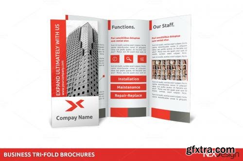 CreativeMarket 10 Tri fold Brochures Bundle - Elite 606620