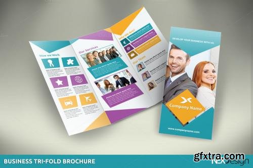 CreativeMarket 10 Tri fold Brochures Bundle - Elite 606620