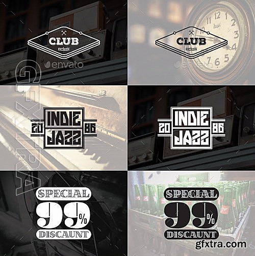 GraphicRiver - 6 Badges and Stickers - Vol 8 12838371