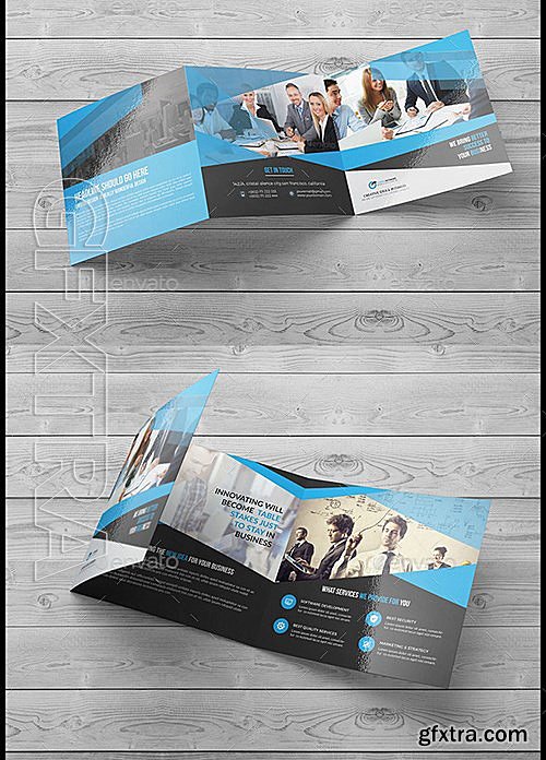 GraphicRiver - Square Tri-fold Brochure 12644871