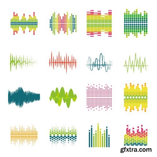 Vector Equalizer Collection - 25x EPS