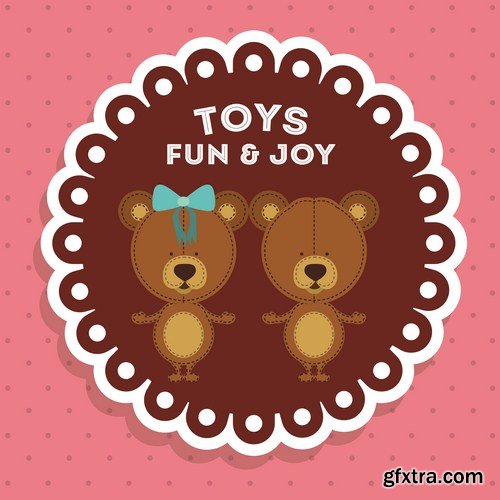 children toys design 10X EPS