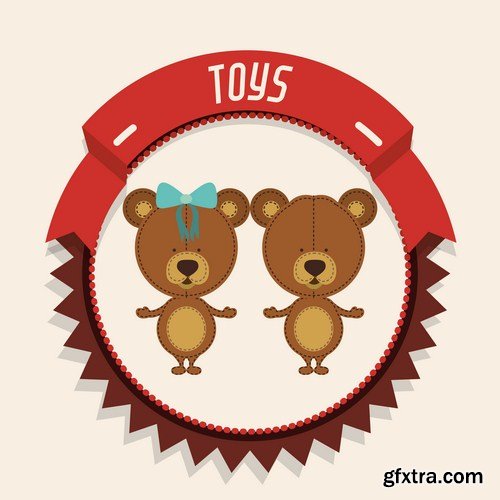 children toys design 10X EPS