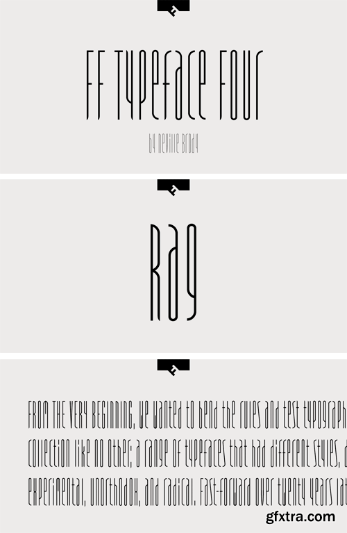 FF Typeface Four Font Family