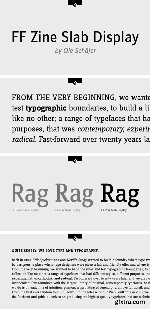 FF Zine Slab Display Font Family