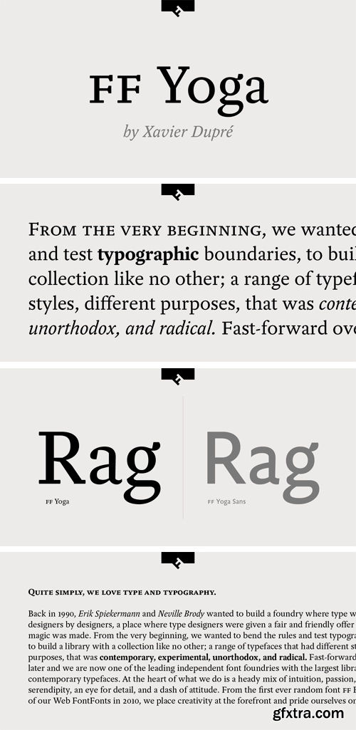 FF Yoga Pro Font Family