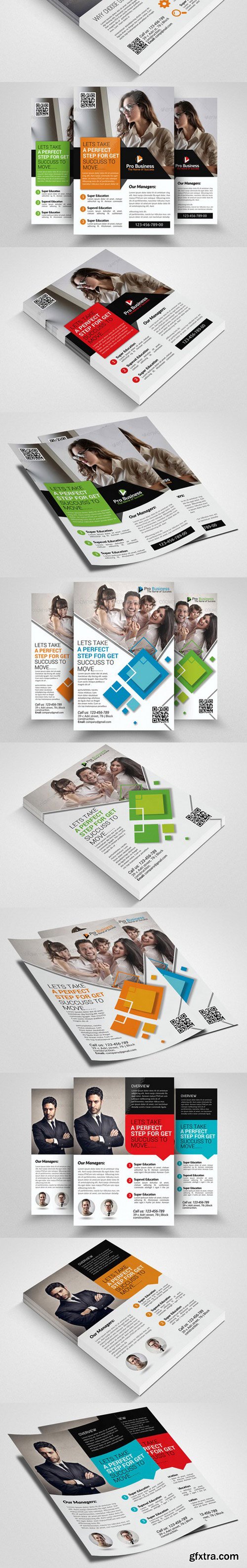 CM - 6 Corporate Business Flyers Bundle 605908