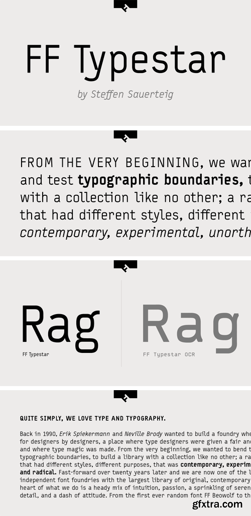 FF Typestar Font Family