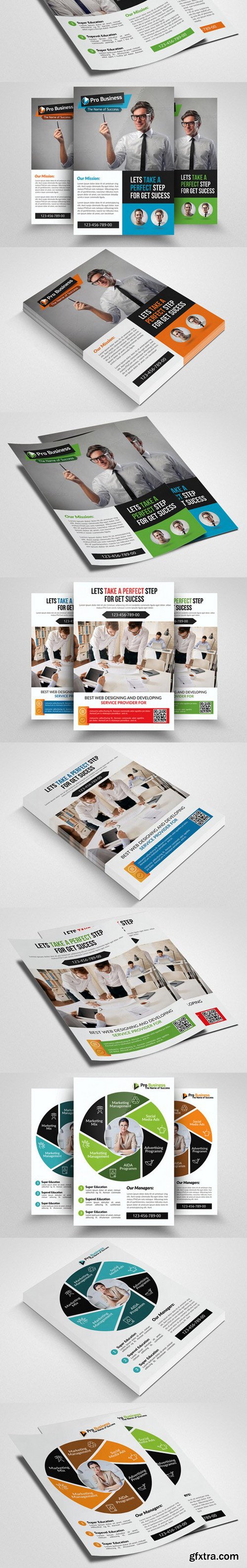 CM - 6 Creative Business Flyers Bundle 605902