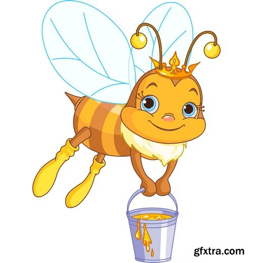 Cartoon bee