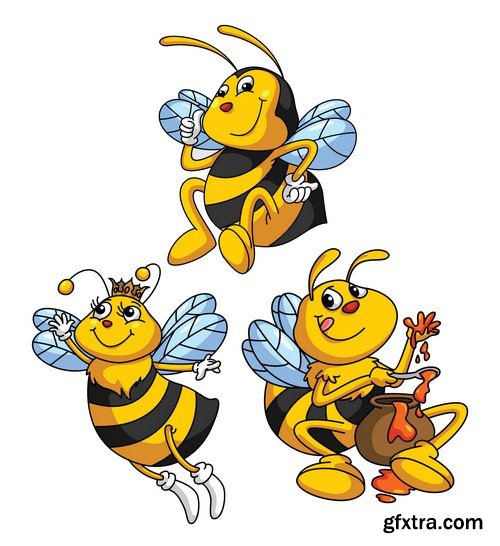 Cartoon bee