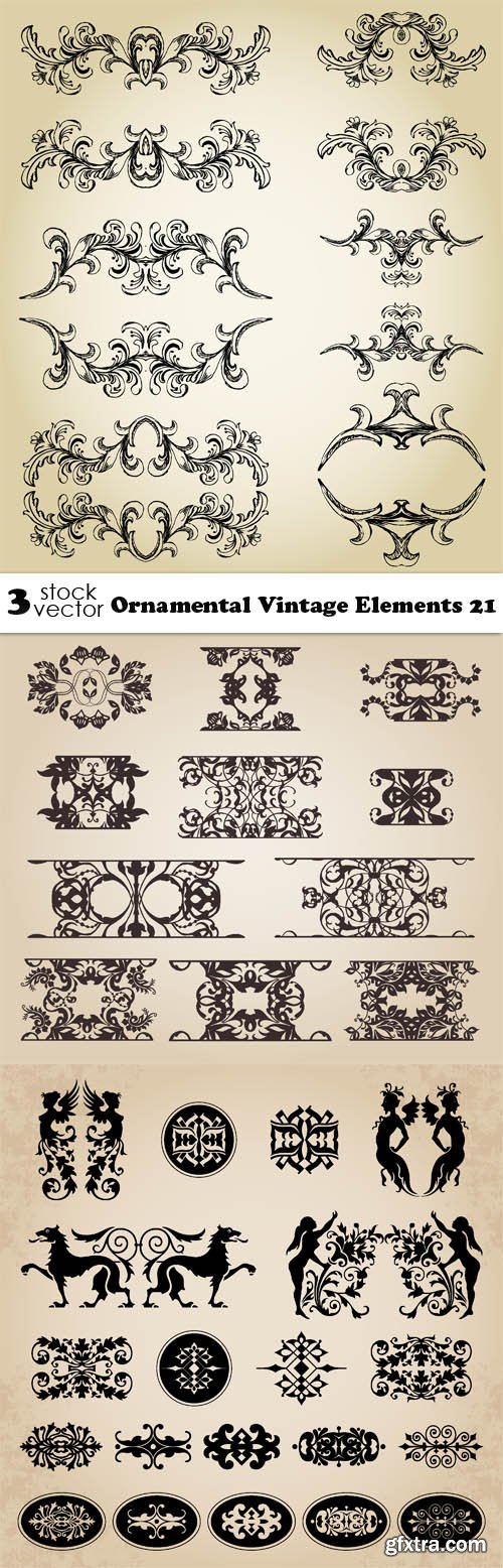 Vectors - Ornamental Vintage Elements 21