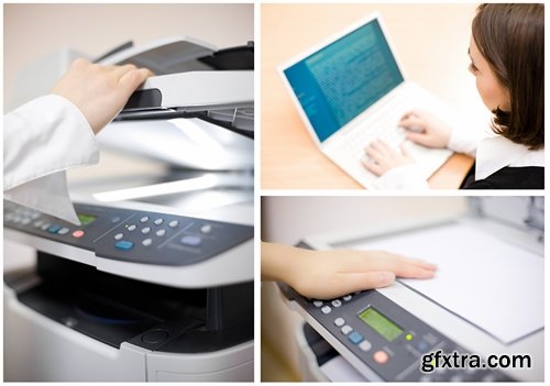 Collection printer fax businessman office 25 HQ Jpeg