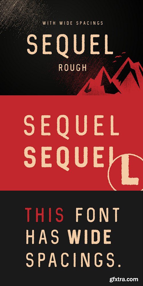 CM - Sequel Rough Sans Serif Fonts 625566