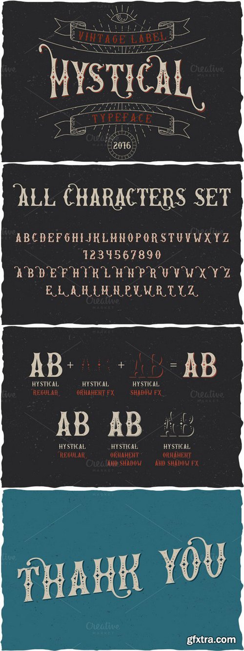 CM - Mystic Label Typeface 624831