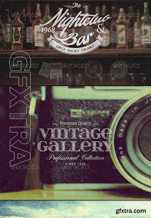 GraphicRiver - Vintage Badges and Logos Vol 1 6619973