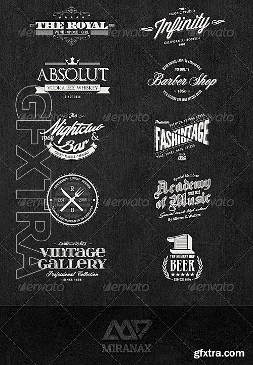 GraphicRiver - Vintage Badges and Logos Vol 1 6619973